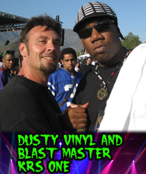 Dusty Vinyl and Blastmaster KRS one