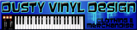 Dusty Vinyl keys banner